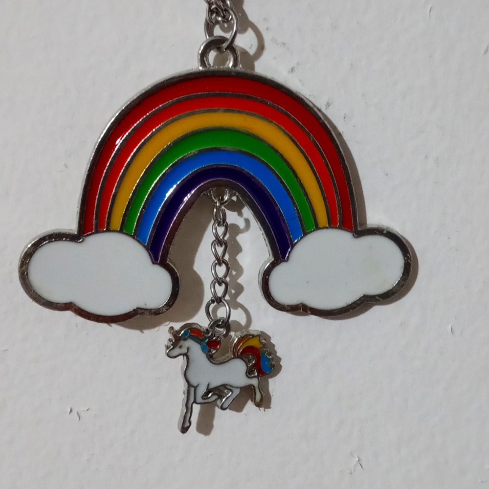 Rainbow Unicorn Necklace